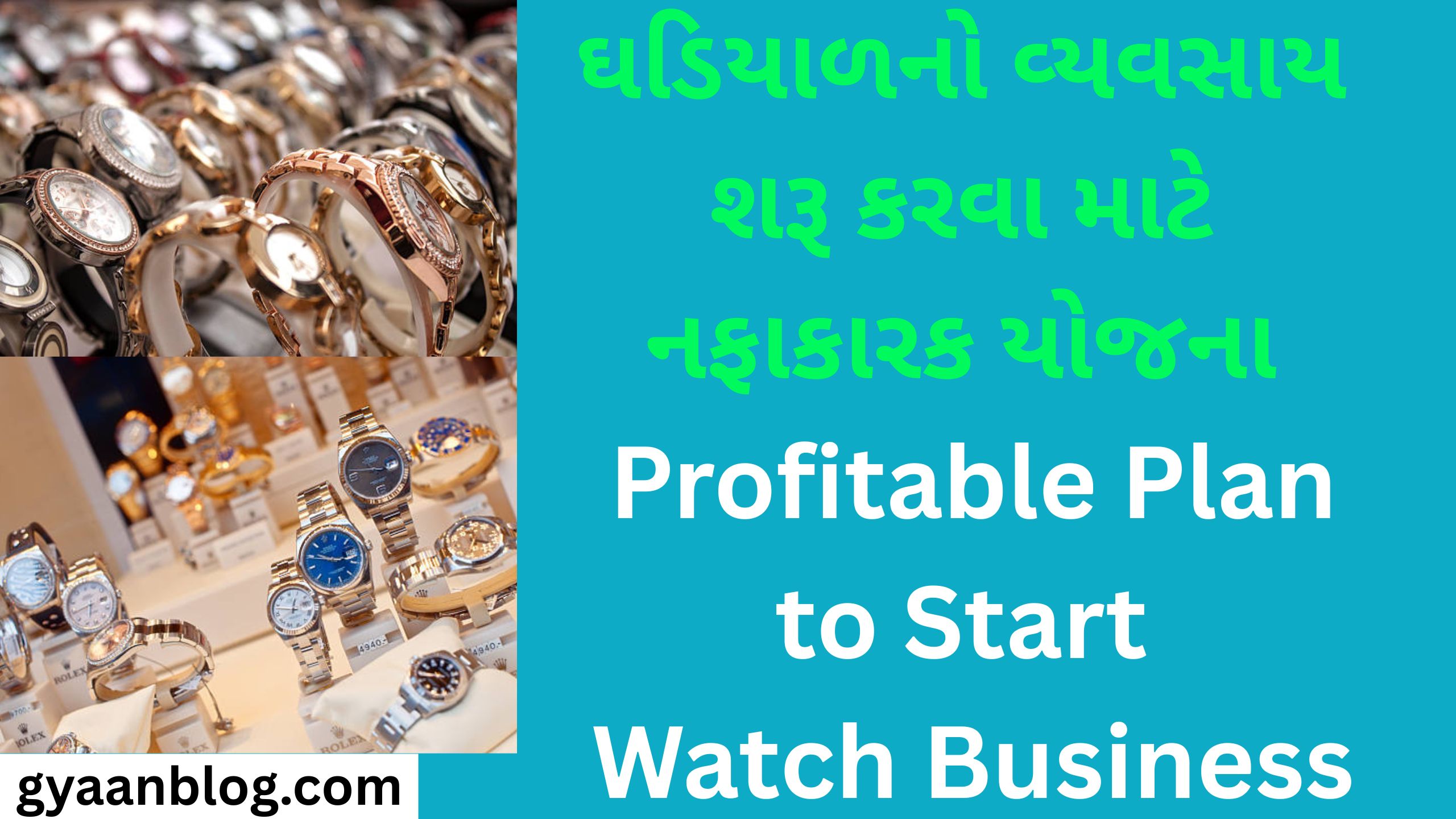 Profitable Plan to Start Watch Business